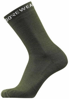 Gore Essential Merino Socken dunkelgr&uuml;n