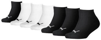 Puma Kurzsocken KIDS INVISIBLE 7P ECOM weiß schwarz