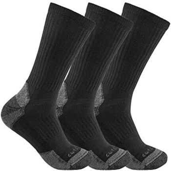 Carhartt Midweight Baumwollmischung Crew Socken 3er Pack schwarz