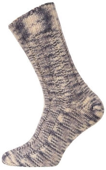 HomeOfSocks Socken 100% Schurwolle bunt handgestrickt-optik grau