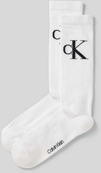 Calvin Klein Socken Logo-Stitching 2er-Pack weiss