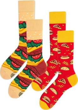 Many Mornings Socken FAST FOOT rot gelb