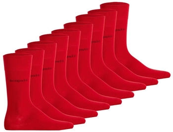Bugatti Socken 9er Pack rot