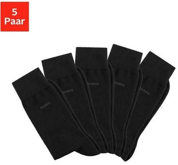 Hugo Boss Socken 5P Uni Color CC 5x schwarz
