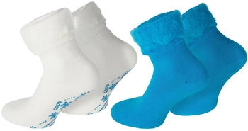 Normani Socken 'Dream' creme blau