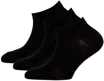 Ewers Sneakersocken 6er Pack uni schwarz