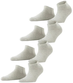 Esprit Sneakersocken Solid 4-Pack storm grey