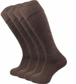 GAWILO Kniestrümpfe Paar lange Socken Komfortbund