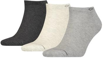 Calvin Klein Sneakersocken mid grey melange 005