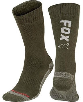 Fox Thermolite Lange Socke grün silber