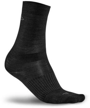 Craft Core Wool Liner Socken 2er-Pack schwarz 999000
