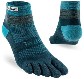 Injinji Trail Midweight Mini-Crew Socken blau schwarz