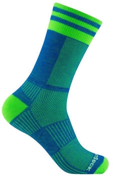 Wrightsock Coolmesh Crew Socken-Wadenhoch blau grün 2620629102008
