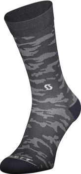 Scott Sock Trail Camo Crew dunkelgrau wei&szlig; 1067