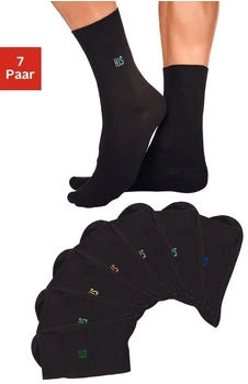 H.I.S Jeans Basicsocken Paar Komfortb&uuml;ndchen