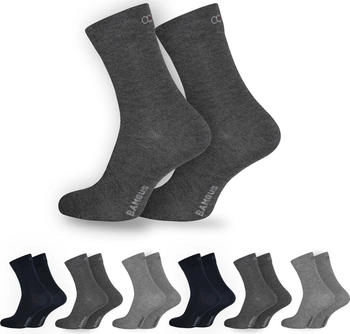 OCERA Paar Bambus Socken mehrfarbig