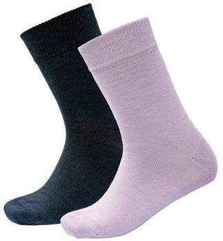 Devold Kid's Daily Merino Light Sock 2-Pack violett