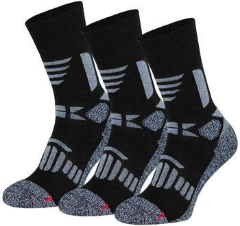OCERA Trekking Wander Socken Paar schwarz