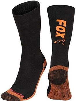 Fox Thermolite lange Socke schwarz orange