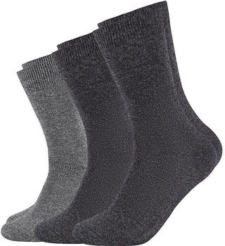 S.Oliver Unisex-Socken Paar grau anthrazit