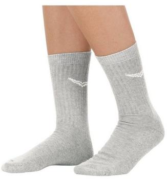 Trigema Sportsocken im Doppelpack 2-Paar grau-melange