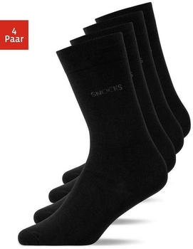 Snocks Socken dunkelgrau schwarz
