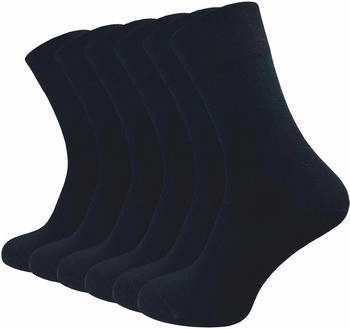 GAWILO Diabetikersocken ohne Gummi ohne Naht schwarz