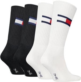 Tommy Hilfiger Crew Socken weiß schwarz