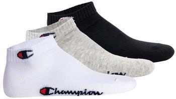 Champion Core 3pp Quarter Socken hellgrau meliert