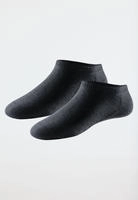 Schiesser 179828-000-403, Schiesser Herrensneaker 2er-Pack schwarz - 95/5 39/42,
