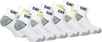 Caterpillar Paar Socken Arbeitssneaker verstärkte Spitze Ferse weiß