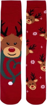 United Labels Rentier Winter Socken rot 2er-Pack