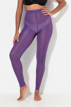 Ulla Popken Flache Nähte Strumpf-Leggings 60den