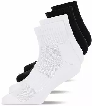 Snocks Laufsocken schwarz weiß