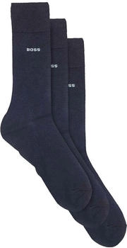 Hugo Boss Dreier-Pack mittelhohe Socken aus Stretch-Gewebe 50469839 dunkelblau