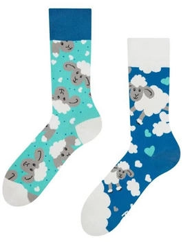 Dedoles Socken Baumwolle Schafe Wolken blau