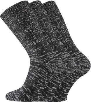 TippTexx 24 Socken Paar Original-Jeanssocken schwarz-meliert