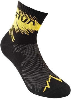 La Sportiva Trail Running Socken schwarz gelb 999100