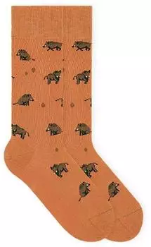 Von Jungfeld Bio-Socken 'Boar' burnt orange