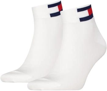 Tommy Hilfiger Unisex Quarter Socken weiß