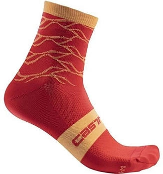 Castelli Climber's Damen Socken hibiskusrot orange