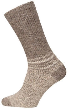HomeOfSocks Socken 95% Wollsocken Alpaka Meliert Streifen Extra Dick