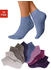 H.I.S Jeans Kurzsocken 10-Paar verstärkte Ferse Spitze taupe beige pflaume jeans lila altrosa pink
