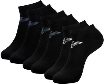 Emporio Armani Herren Kurzsocken 3er-Pack