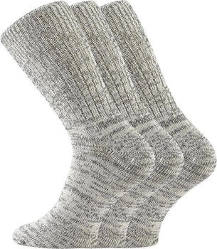 TippTexx 24 Socken Paar Original-Jeanssocken natur-jeans-meliert