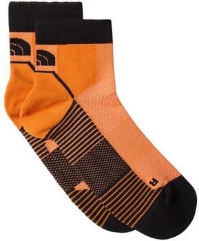 The North Face Trail Run 4-hohe Socken vivid flame tnf schwarz