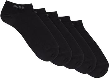 Hugo Boss Sneakersocken Label-Detail 5er-Pack schwarz