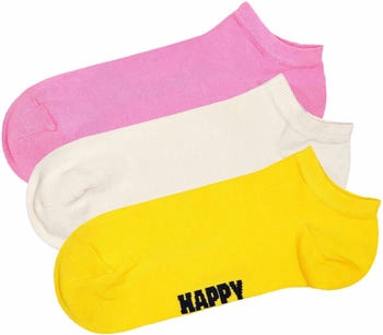 Happy Socks Sneaker-Socken 3er Pack Solid Socks Low Baumwollmischung