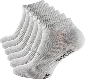 Stark Soul Sneaker Socken Paar uni grau