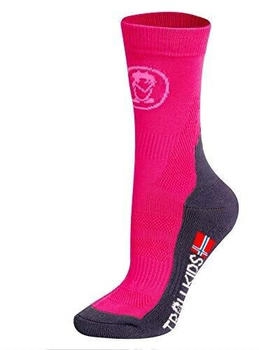Trollkids Trekking Mid Cut Socks II Berry